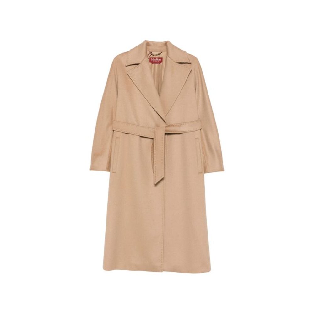 Max Mara Studio Neutrals Coats - Single Breasted Coats Women